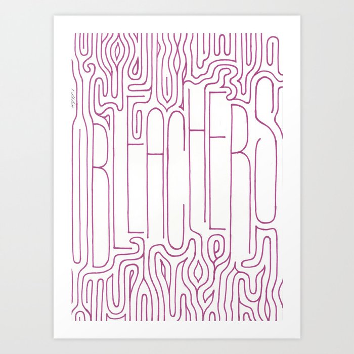 Bleachers Band Poster Art Print