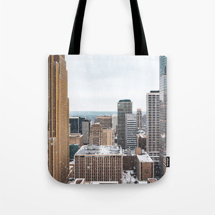 Snow in the City | Photography in Minneapolis Tote Bag