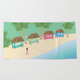 Samoa Beach Huts Beach Towel