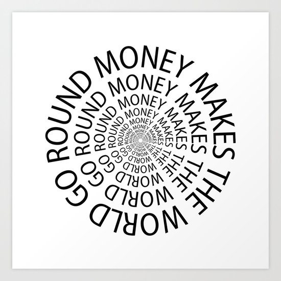 Money World Art Print