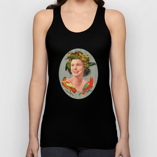 Bird's Nest Hair Unisex Tank Top