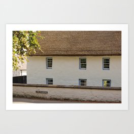 Thatched Building on the Diamond Art Print | Thatchedbuilding, Digital, Antrim, Howwelived, Photo, Northernireland, Color, Thatchedroof, Relax, Ulsteramerican 