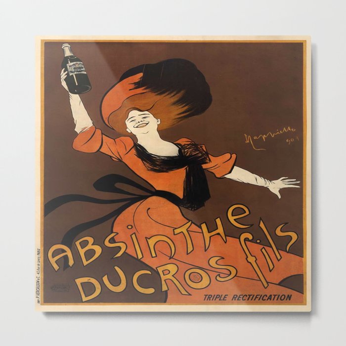 Vintage poster - Absinthe Ducros Fils Metal Print