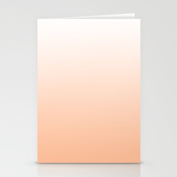 Peach Ombre Stationery Cards