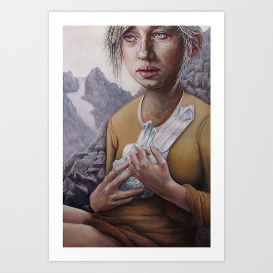 The Death of Crystallina Art Print