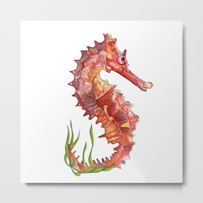 Seahorse Metal Print