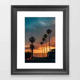 Windansea Sunset 01 Framed Art Print