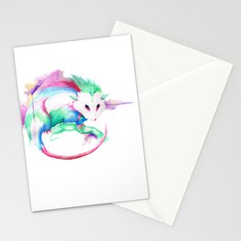 Watercolor Opossum by Calder Brown Stationery Cards