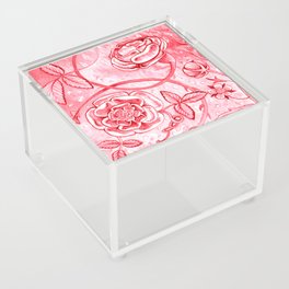 Color Project No. 3 Alizarin Crimson Acrylic Box | Madder, Alizarin, Watercolor, Red, Painting 