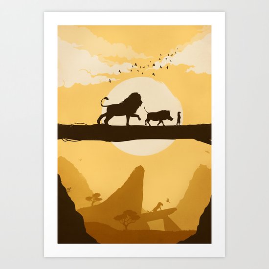 No Worries Art Print