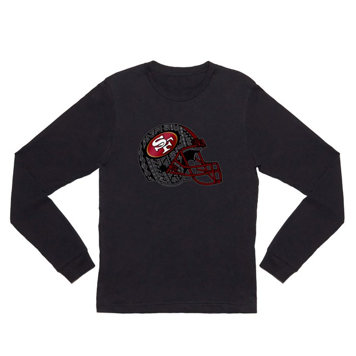 Tribal Style 49ers Long Sleeve T Shirt by Lonica Photography & Poly Designs