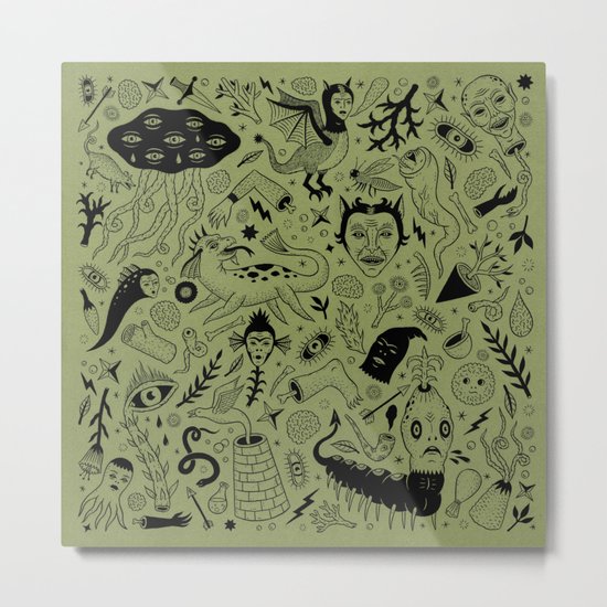 Curious Collection No. 2 Metal Print