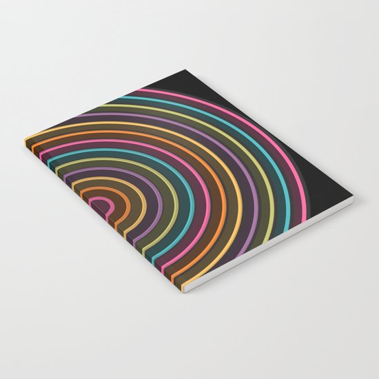 Colorful circle II Notebook