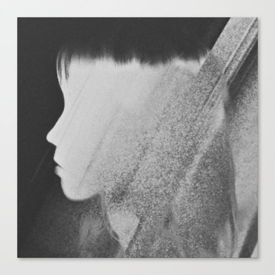 Faceless Charcoal Canvas Print