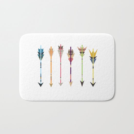 Arrow Collage Bath Mat