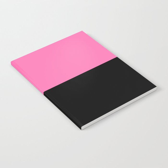 That Pink Dark Black Notebook
