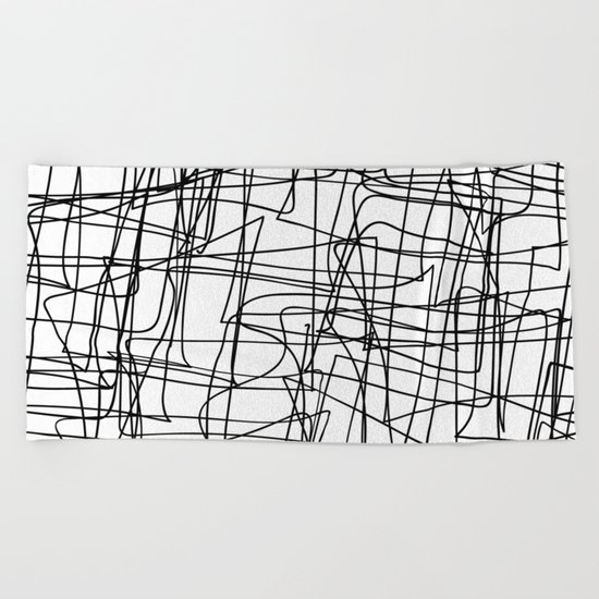 Mind Map Beach Towel
