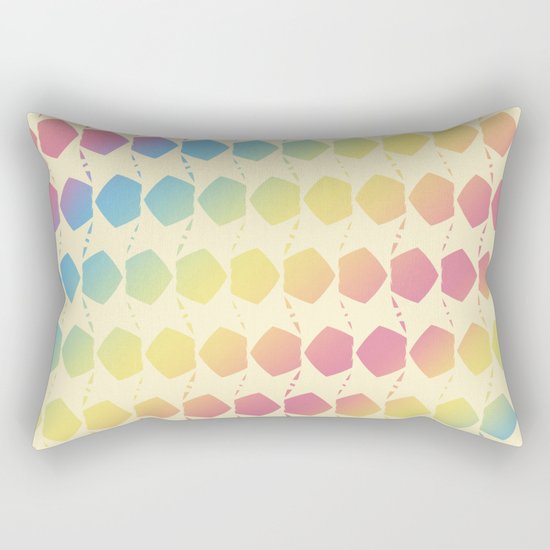 Fall Color Pattern Rectangular Pillow