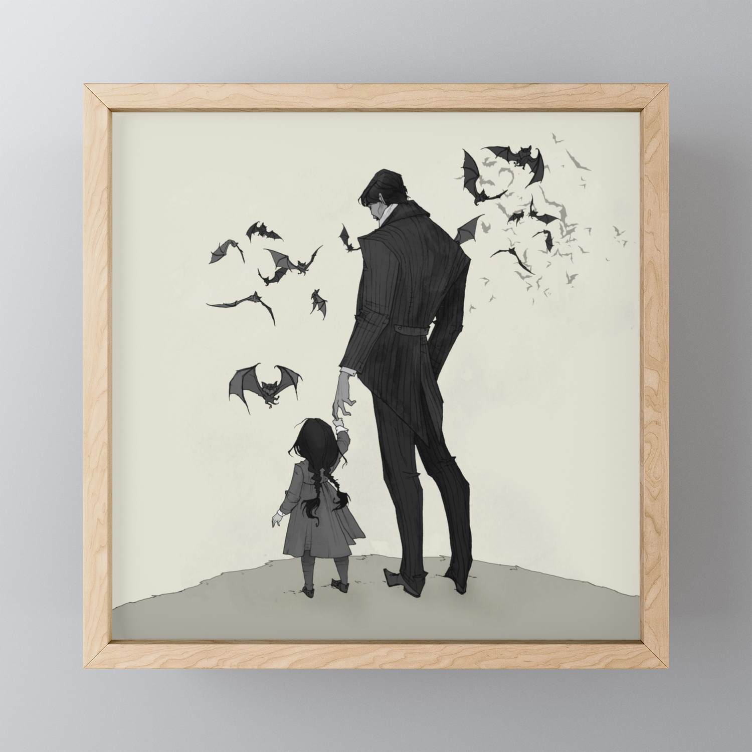 Father Daughter Time Framed Mini Art Print By Abigaillarson Society6