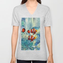 Clown Fish Dreamland V Neck T Shirt