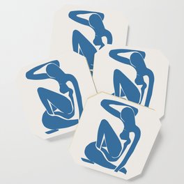 Matisse Blue Woman 1, Art Decor Coaster