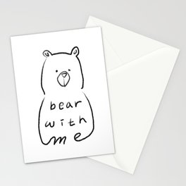 BEAR with me Stationery Card