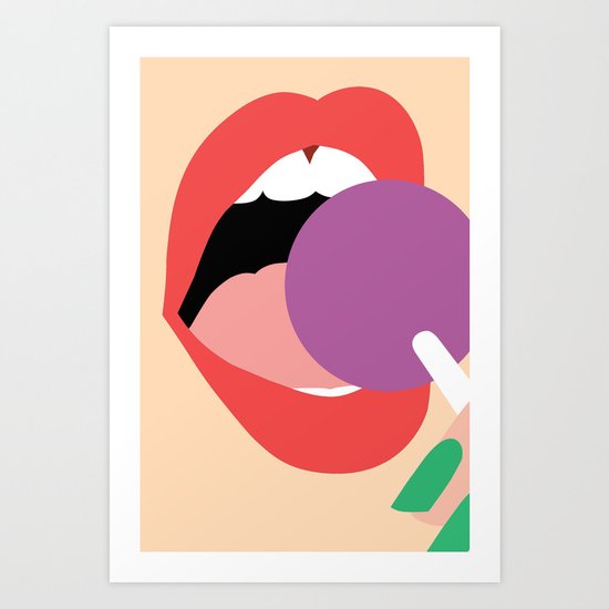 Lollipop Art Print