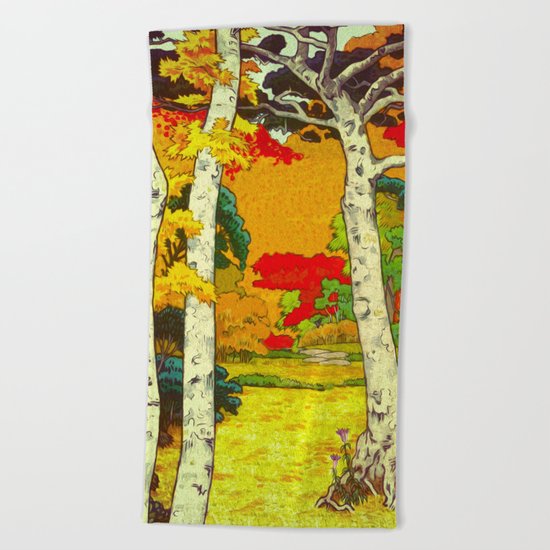 Home at Syin Beach Towel