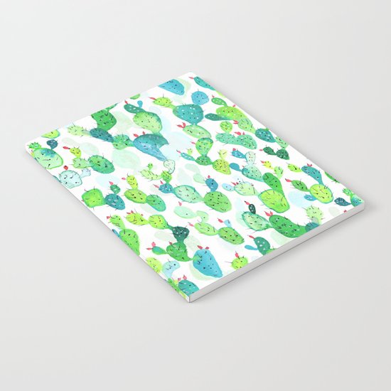 Watercolour Cacti Notebook