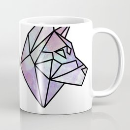 Geometric Crystal Shiba Inu Coffee Mug