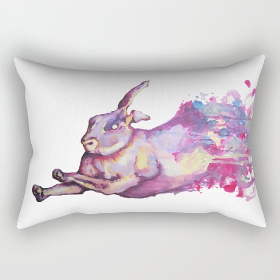 In which there is a rabbit-splosion Rectangular Pillow