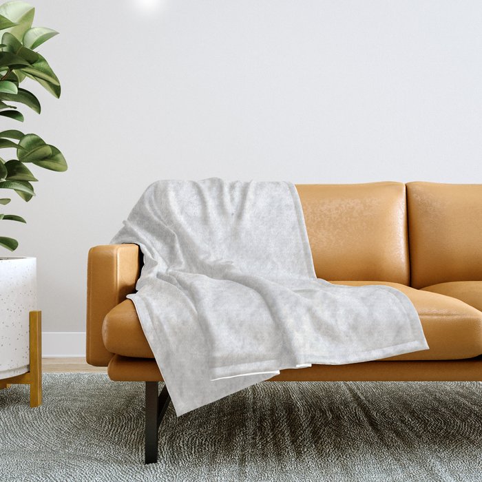 White Wall Throw Blanket