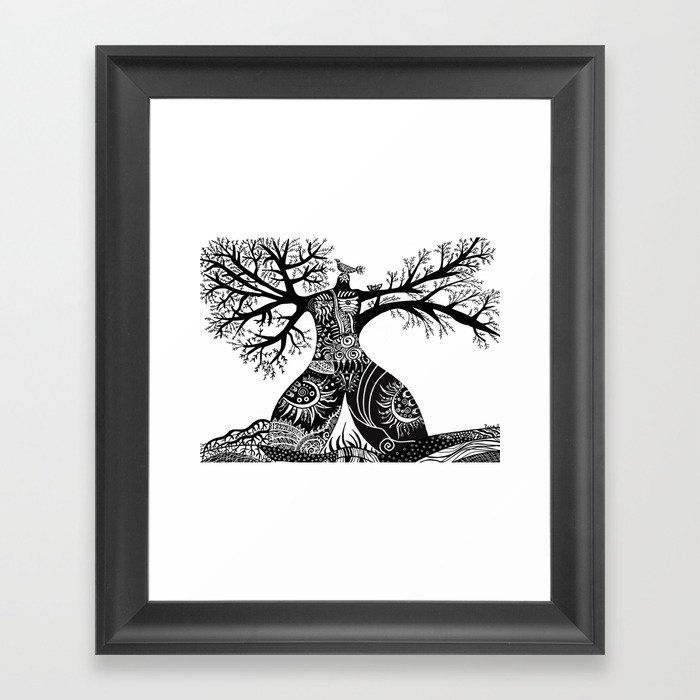 My Tree Human Framed Art Print