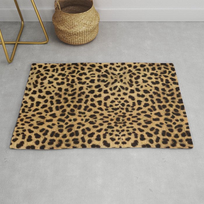 Cheetah Print Rug