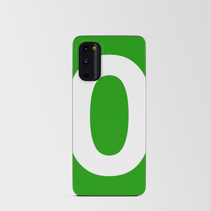 Number 0 (White & Green) Android Card Case