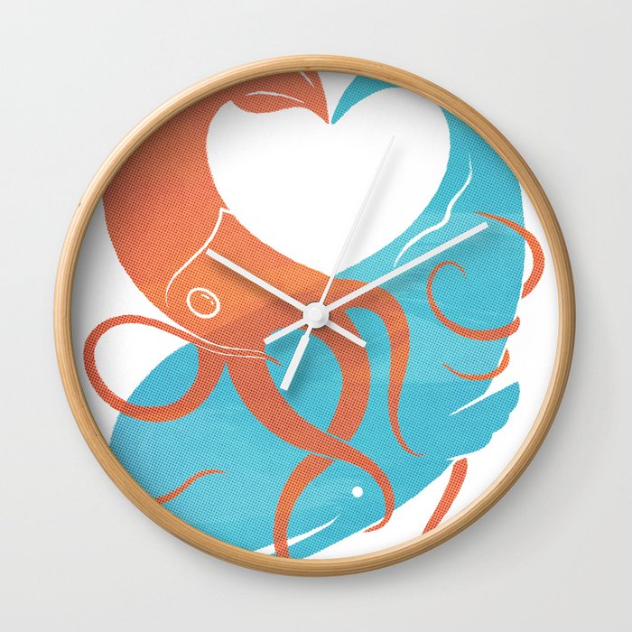 Hug It Out Wall Clock
