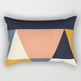 mid century geometry Rectangular Pillow