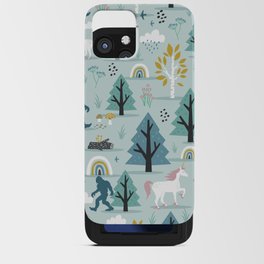 believe in wild things and rainbows iPhone Card Case