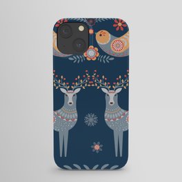 Nordic Winter Blue iPhone Case