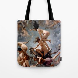 The Vision of Faust by Luis Ricardo Falero Tote Bag