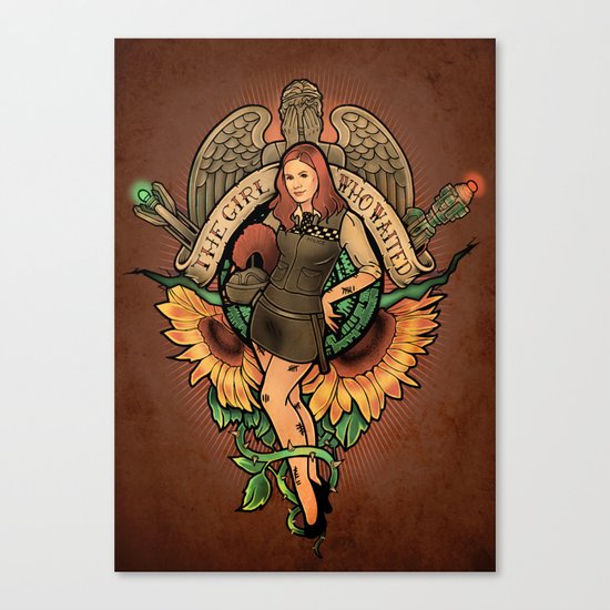 The Girl Who Waited Canvas Print