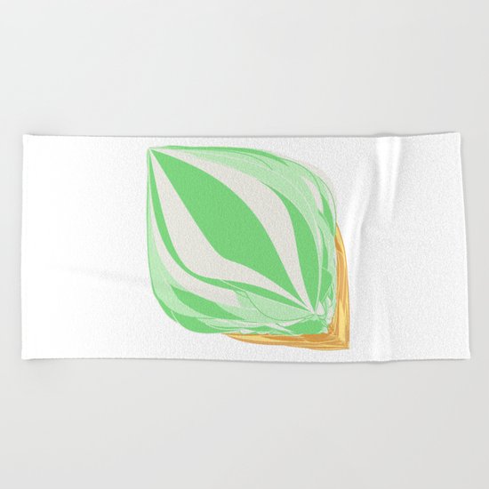 Mint Icecream Beach Towel