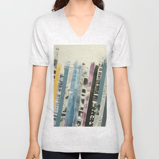 STRIPES 3 Unisex V-Neck
