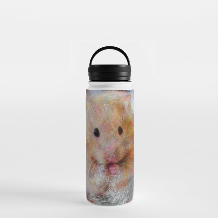 Artistic Animal Hamster Water Bottle by JAMColorsSpecial Society6