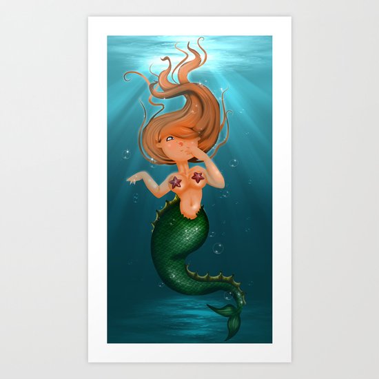 mermaid Art Print