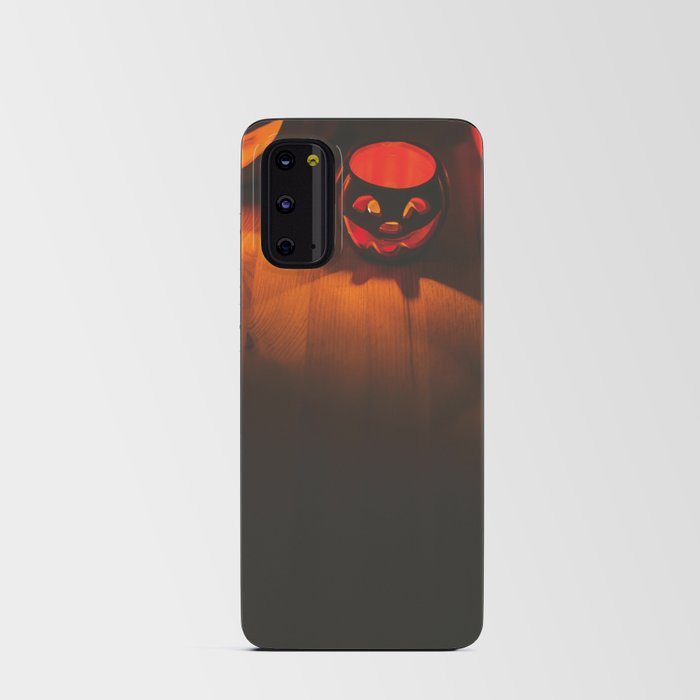 Halloween Jack-o-Lantern Pumpkins Android Card Case