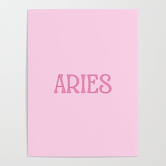 Barbie Pink Aries Energy Poster