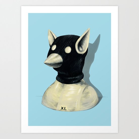 Bandit Hat Art Print