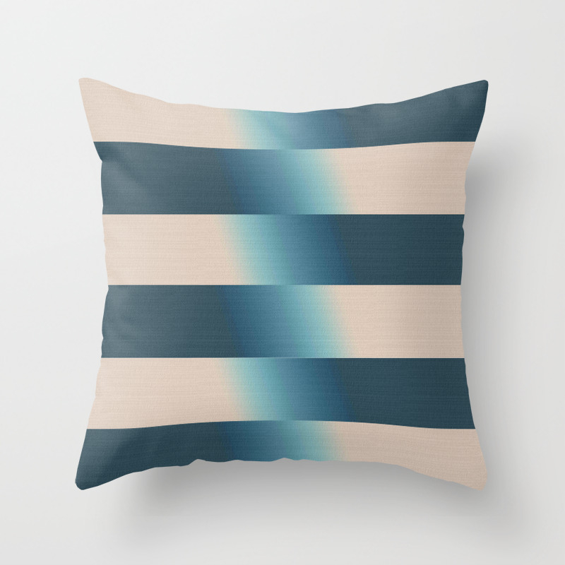Woven Gradients Contemporary Home Goods Throw Pillow By