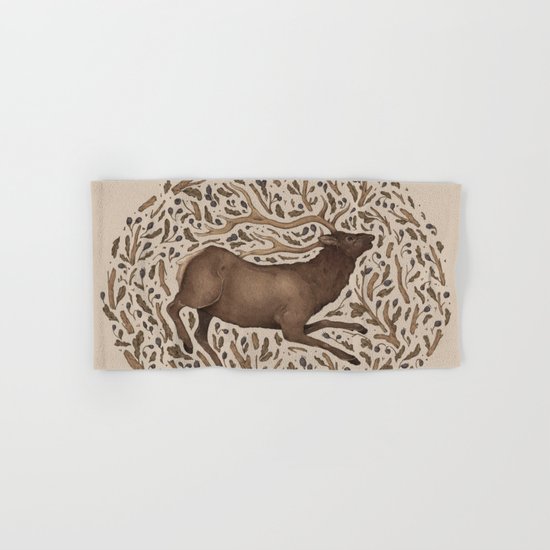 Elk in Nature Hand & Bath Towel